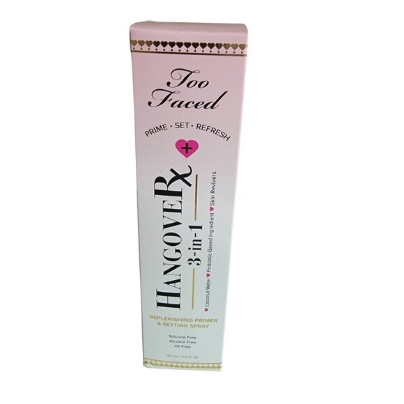 TOO FACED Hangover Rx 3-In-1 Replenishing Primer & Setting Spray NEW in Box - Picture 7 of 13